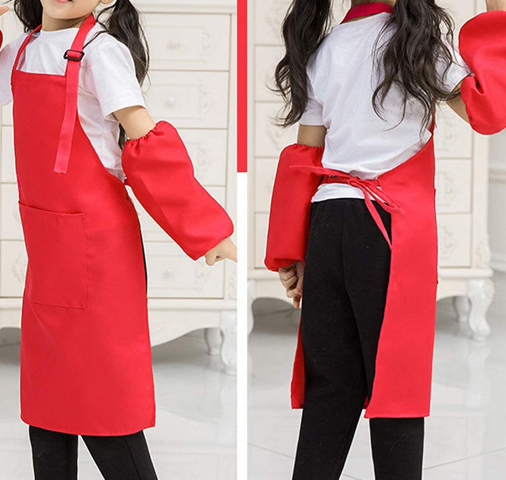 nuoshen 4 Pcs Kids Apron