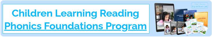 Children Learning Reading Phonics Foundations Program