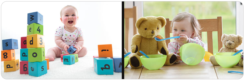What should be considered in baby toys?
