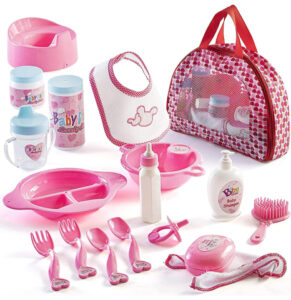 Prextex 18-Piece Baby Doll Accessories Set